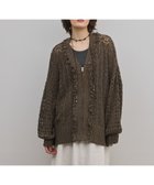 【グレース コンチネンタル/GRACE CONTINENTAL】のzipミドルニットカーディガン 人気、トレンドファッション・服の通販 founy(ファニー) ファッション Fashion レディースファッション Fashion for Women トップス・カットソー Cut & Sew Tops ニット Knit Tops & Sweaters カーディガン・羽織り Layered Style Cardigans カーディガン Cardigan, Knitwear スマート Smart, Elegant フリンジ Fringe, Tassel フロント Front, Front Design ミドル Middle Length, Mid Height リラックス Relax, Relaxed Fit 夏 Summer 春 Spring S/S・春夏 SS, Spring/Summer, Warm Season 透かし Cut-Out, Lacework thumbnail ブラウン|ID: prp329100004857724 ipo3291000000035871836