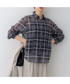 【組曲/KUMIKYOKU】の【先行予約】エアリーボイルシアー シャツ 人気、トレンドファッション・服の通販 founy(ファニー) ファッション Fashion レディースファッション Fashion for Women トップス・カットソー Cut & Sew Tops シャツ・ブラウス・オフィスカジュアル Elegant Blouses & Button-Ups 春 Spring シアー Sheer, See-Through チェック Check, Plaid, Tartan パッチ Patch, Appliqué プリント Print, Printed Pattern ベーシック Basic, Essential ポケット Pocket, Pocket Detail 羽織 Haori, Light Jacket モノトーン Monotone, Black and White S/S・春夏 SS, Spring/Summer, Warm Season 夏 Summer thumbnail モノトーン系3|ID: prp329100004857728 ipo3291000000035871904