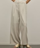 【グレース コンチネンタル/GRACE CONTINENTAL】のレイヤードイージーパンツ ベージュ|ID: prp329100004857732 ipo3291000000035871956