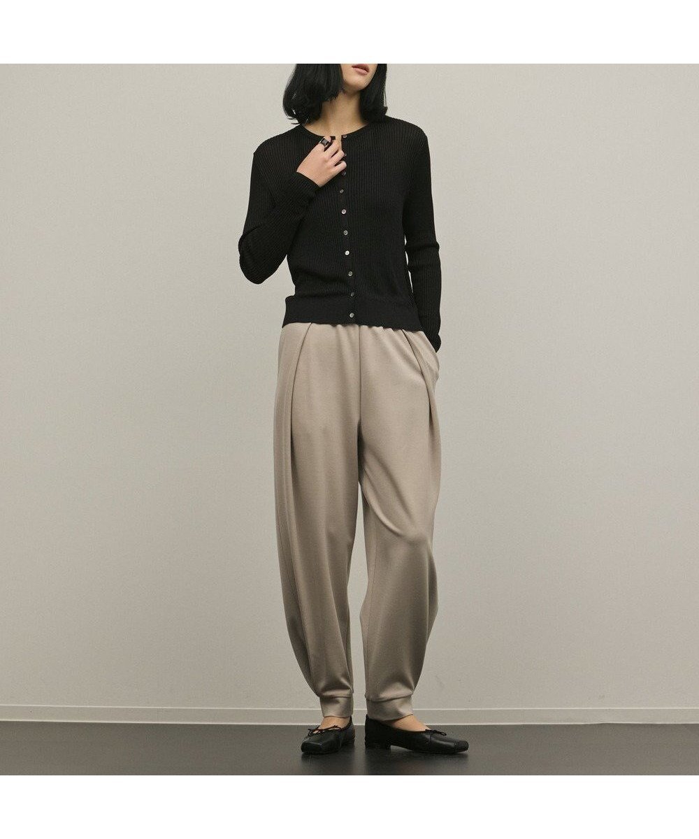 【グレース コンチネンタル/GRACE CONTINENTAL】のポンチイージーパンツ インテリア・キッズ・メンズ・レディースファッション・服の通販 founy(ファニー) 　ファッション　Fashion　レディースファッション　Fashion for Women　パンツ　Pants & Trousers　グレー|ID: prp329100004857736 ipo3291000000035872002