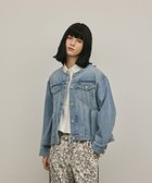 【グレース コンチネンタル/GRACE CONTINENTAL】のペプラムデニムジャケット ブルー|ID: prp329100004857737 ipo3291000000035872017