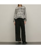 【グレース コンチネンタル/GRACE CONTINENTAL】のペプラムデニムジャケット グレー|ID: prp329100004857737 ipo3291000000035872019