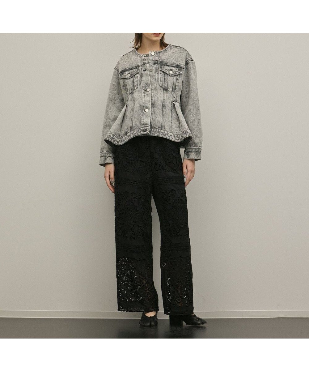 【グレース コンチネンタル/GRACE CONTINENTAL】のペプラムデニムジャケット インテリア・キッズ・メンズ・レディースファッション・服の通販 founy(ファニー) 　ファッション　Fashion　レディースファッション　Fashion for Women　アウター　Coat / Outerwear Collection　レディースジャケット・軽アウター　Jackets　デニムジャケット / カジュアルアウター　Denim Jackets　ジャケット　Jacket, Outerwear　デニム　Denim, Jeans Material　ペプラム　Peplum, Flared Hem　夏　Summer　春　Spring　S/S・春夏　SS, Spring/Summer, Warm Season　グレー|ID: prp329100004857737 ipo3291000000035872019