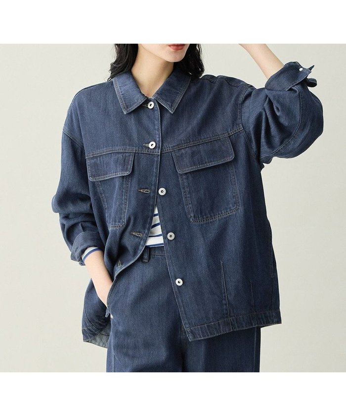 【エニー/ANY】のミディデニムジャケット インテリア・キッズ・メンズ・レディースファッション・服の通販 founy(ファニー) https://founy.com/ ファッション Fashion レディースファッション Fashion for Women アウター Coat / Outerwear Collection レディースジャケット・軽アウター Jackets デニムジャケット / カジュアルアウター Denim Jackets 春 Spring ジャケット Jacket, Outerwear セットアップ Set-Up, Coordinated Outfit デニム Denim, Jeans Material ボトム Bottoms, Lower Wear ミドル Middle Length, Mid Height リラックス Relax, Relaxed Fit S/S・春夏 SS, Spring/Summer, Warm Season おすすめ Recommended / Our Picks 夏 Summer |ID: prp329100004857739 ipo3291000000035872043