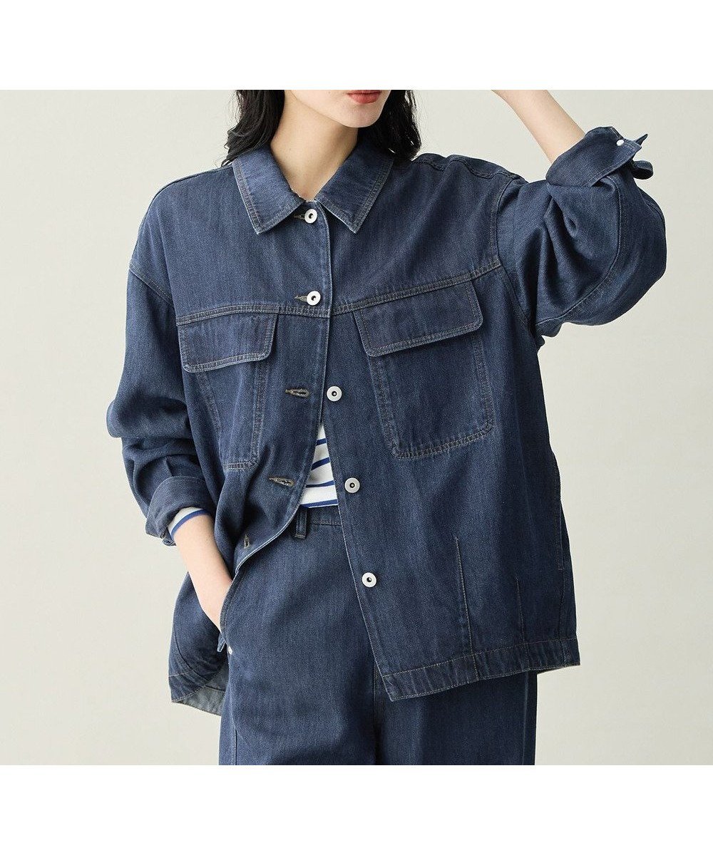 【エニー/ANY】のミディデニムジャケット インテリア・キッズ・メンズ・レディースファッション・服の通販 founy(ファニー) ファッション Fashion レディースファッション Fashion for Women アウター Coat / Outerwear Collection レディースジャケット・軽アウター Jackets デニムジャケット / カジュアルアウター Denim Jackets 春 Spring ジャケット Jacket, Outerwear セットアップ Set-Up, Coordinated Outfit デニム Denim, Jeans Material ボトム Bottoms, Lower Wear ミドル Middle Length, Mid Height リラックス Relax, Relaxed Fit S/S・春夏 SS, Spring/Summer, Warm Season おすすめ Recommended / Our Picks 夏 Summer インディゴ|ID: prp329100004857739 ipo3291000000035872045