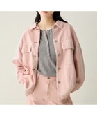 【エニー/ANY】のミディデニムジャケット ピンク|ID: prp329100004857739 ipo3291000000035872047