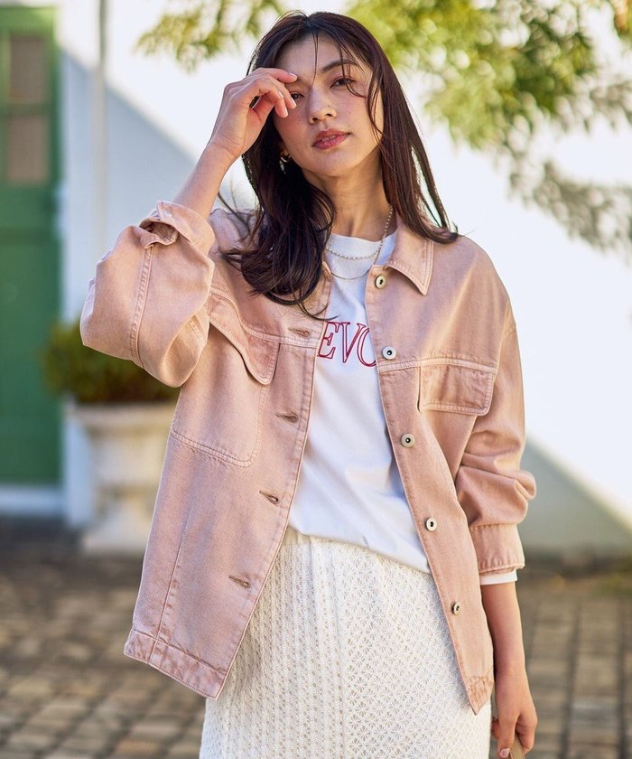 【エニー/ANY】のミディデニムジャケット インテリア・キッズ・メンズ・レディースファッション・服の通販 founy(ファニー) https://founy.com/ ファッション Fashion レディースファッション Fashion for Women アウター Coat / Outerwear Collection レディースジャケット・軽アウター Jackets デニムジャケット / カジュアルアウター Denim Jackets 春 Spring ジャケット Jacket, Outerwear セットアップ Set-Up, Coordinated Outfit デニム Denim, Jeans Material ボトム Bottoms, Lower Wear ミドル Middle Length, Mid Height リラックス Relax, Relaxed Fit S/S・春夏 SS, Spring/Summer, Warm Season おすすめ Recommended / Our Picks 夏 Summer |ID: prp329100004857739 ipo3291000000036264068