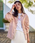 【エニー/ANY】のミディデニムジャケット ピンク|ID: prp329100004857739 ipo3291000000036264070