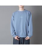 【ウィゴー/WEGO】の【ユニセックス着用ITEM】アクセ付きフォトグラフィックプルオーバー サックス|ID: prp329100004857746 ipo3291000000035872148