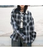 【ウィゴー/WEGO】の【ユニセックス着用ITEM】オンブレチェックシャツジャケット ブラックチェック1|ID: prp329100004857774 ipo3291000000035872617