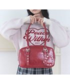 【ウィゴー/WEGO】のスタッズハートチャーム付きハトメボストン 人気、トレンドファッション・服の通販 founy(ファニー) ファッション Fashion レディースファッション Fashion for Women ガーリー Girly, Feminine Style コンパクト Compact, Small Size スタッズ Studs, Metal Accents スマホ Smartphone, Mobile Device チャーム Charm, Pendant バランス Balance, Style Balance ボストンバッグ Boston Bag, Retro Bag thumbnail レッド|ID: prp329100004857783 ipo3291000000035872777