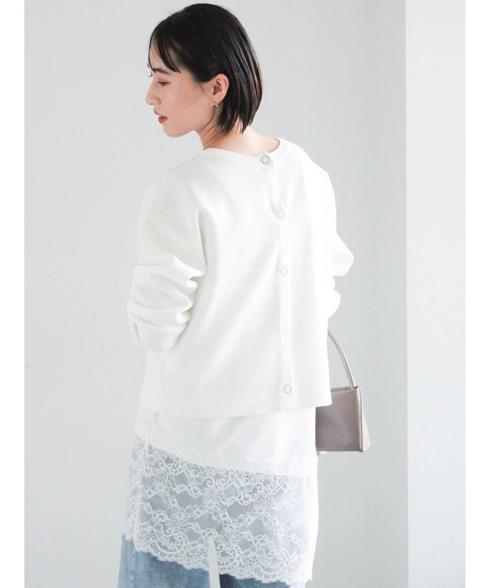 【テチチ/Te chichi】の前後2WAYスウェットライクニット インテリア・キッズ・メンズ・レディースファッション・服の通販 founy(ファニー) https://founy.com/ ファッション Fashion レディースファッション Fashion for Women トップス・カットソー Cut & Sew Tops ニット Knit Tops & Sweaters レディースパーカー・カジュアルフーディー Casual Hoodies & Sweatshirts スウェット・クルーネックトップス Sweatshirts & Crewnecks / Relaxed Fit Sweat Tops カーディガン Cardigan, Knitwear シルバー Silver, Metallic Silver シンプル Simple, Minimal スウェット / スエット Sweatshirt, Sweatwear セーター Sweater, Knitwear ボトム Bottoms, Lower Wear リラックス Relax, Relaxed Fit エレガント 上品 Elegant 夏 Summer S/S・春夏 SS, Spring/Summer, Warm Season A/W・秋冬 Autumn/Winter |ID: prp329100004857789 ipo3291000000035872878