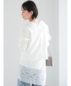 【テチチ/Te chichi】の前後2WAYスウェットライクニット オフホワイト|ID: prp329100004857789 ipo3291000000035872880