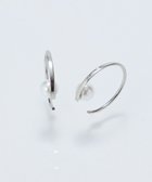 【フィービィー/phoebe】の【金属アレルギー対応】カーブラインパールピアス/サージカルステンレス シルバー シルバー|ID: prp329100004857815 ipo3291000000035873221