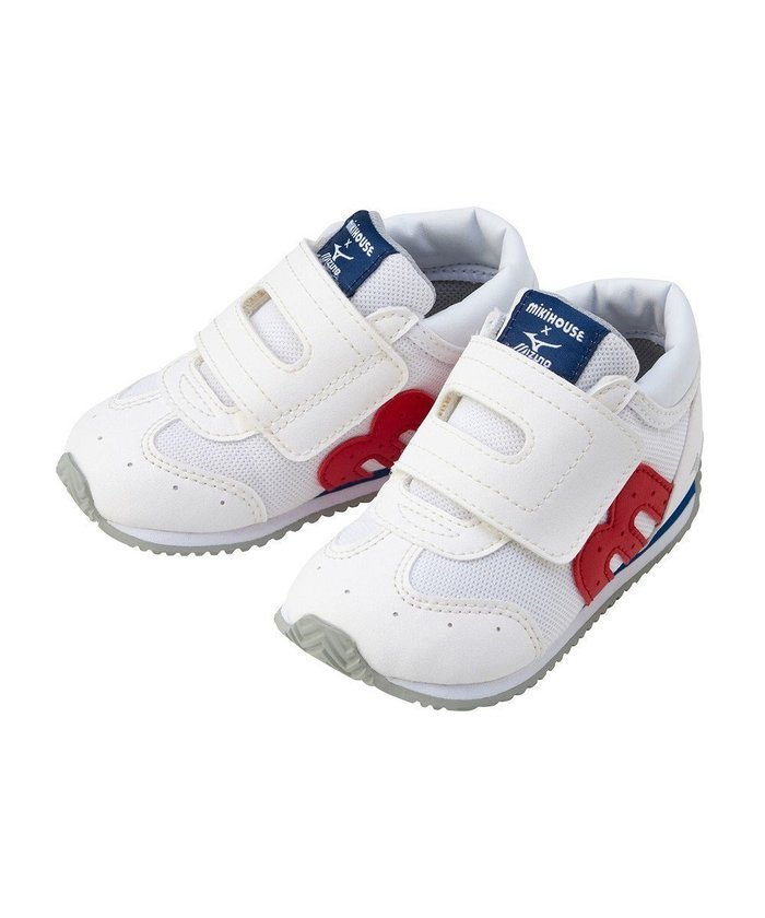 【ミキハウスホットビスケッツ/MIKI HOUSE HOT BISCUITS / KIDS】の【WEB限定】【13-15.5cm】ミズノコラボ セカンドベビーシューズ【WebLimited】 インテリア・キッズ・メンズ・レディースファッション・服の通販 founy(ファニー) https://founy.com/ ファッション Fashion キッズファッション Fashion for Kids インソール Shoe Insole シューズ Shoes, Footwear スニーカー Sneakers, Trainers ドット Polka Dot, Dot Pattern 人気 Popular, Best Seller バランス Balance, Style Balance プリント Print, Printed Pattern メッシュ Mesh, Net Fabric おすすめ Recommended / Our Picks |ID: prp329100004857997 ipo3291000000035887630