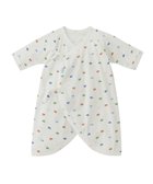 【ミキハウスホットビスケッツ/MIKI HOUSE HOT BISCUITS / KIDS】の【50-60cm】 フライス コンビ肌着 プリント柄 人気、トレンドファッション・服の通販 founy(ファニー) ファッション Fashion キッズファッション Fashion for Kids コンビ Combo, Combination Style 吸水 Absorbent, Quick-Dry プリント Print, Printed Pattern おすすめ Recommended / Our Picks 日本製 Made In Japan thumbnail ブルー|ID: prp329100004858006 ipo3291000000035887821