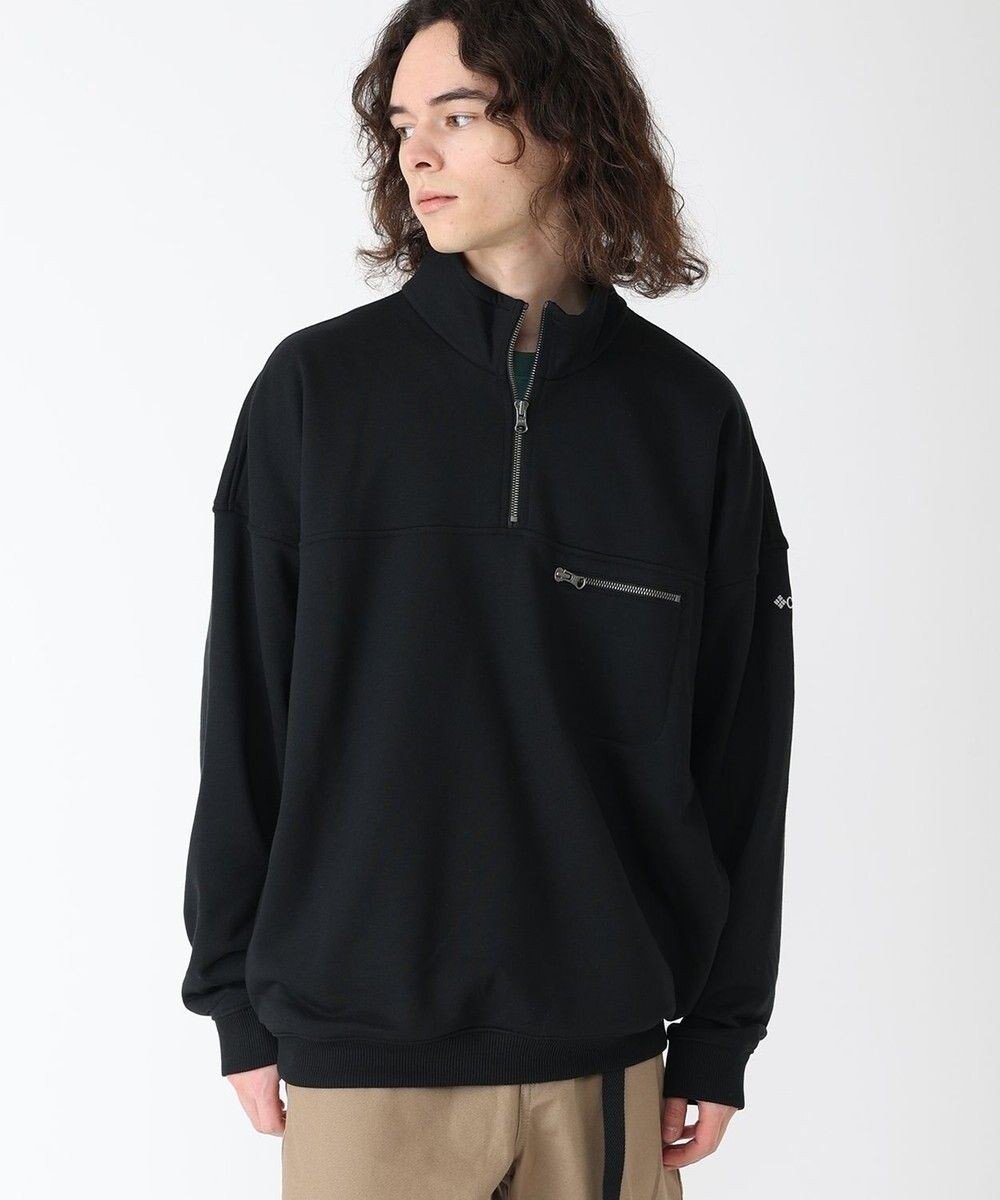 【コロンビア/Columbia / MEN】のColumbia/ バガスウェットハーフジップ /コロンビア インテリア・キッズ・メンズ・レディースファッション・服の通販 founy(ファニー) 　ファッション　Fashion　メンズファッション　Fashion for Men　トップス・カットソー　Cut & Sew Tops　アウトドア　Outdoor Clothing　クラシカル　Classical, Vintage-Inspired　クラシック　Classic, Timeless Style　スウェット / スエット　Sweatshirt, Sweatwear　スポーツ　Sports, Activewear　トレンド　Trend, Trending Now　フォルム　Silhouette, Form　ポケット　Pocket, Pocket Detail　夏　Summer　S/S・春夏　SS, Spring/Summer, Warm Season　A/W・秋冬　Autumn/Winter　Black|ID: prp329100004858014 ipo3291000000035887957