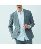 【五大陸/gotairiku / MEN】の圧倒的清涼感・8つの夏機能【接触冷感/通気性/軽量/撥水…等】クールドッツ セットアップジャケット_ヘリンボーンプリント(25年モデル) ライトグレー_ヘリンボーン柄|ID: prp329100004858020 ipo3291000000035888097