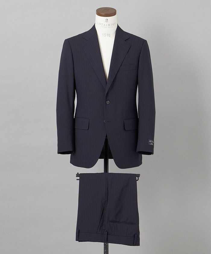 【五大陸/gotairiku / MEN】の【御幸毛織】 WOOL×SOLOTEX ストレッチスーツ(平織/ネイビー) インテリア・キッズ・メンズ・レディースファッション・服の通販 founy(ファニー) https://founy.com/ ファッション Fashion メンズファッション Fashion for Men セットアップ Matching Sets シェイプ Shape, Slim Fit ストレッチ Stretch, Stretchy Fabric スーツ Suit, Formalwear セットアップ Set-Up, Coordinated Outfit テーパード Tapered, Tapered Pants レギュラー Regular, Standard Fit 夏 Summer 春 Spring S/S・春夏 SS, Spring/Summer, Warm Season |ID: prp329100004858024 ipo3291000000035888224