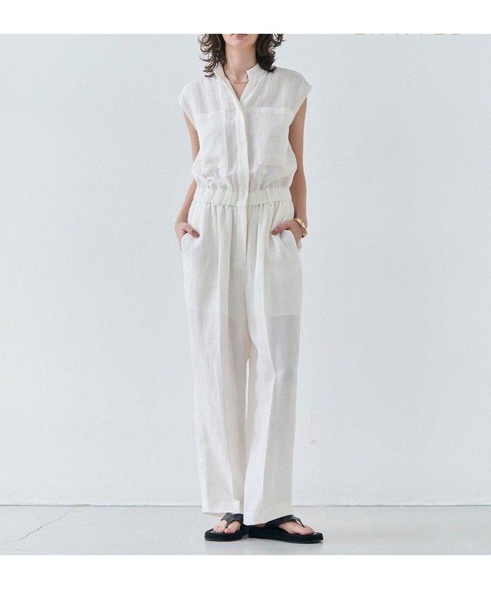 【ベイジ,/BEIGE,】の【洗える】BERNARD / リネンノースリーブオールインワン インテリア・キッズ・メンズ・レディースファッション・服の通販 founy(ファニー) https://founy.com/ ファッション Fashion レディースファッション Fashion for Women トップス・カットソー Cut & Sew Tops キャミソール&ノースリーブ Camisoles & Sleeveless Tops ワンピース Dresses オールインワン・ワンピース Dresses and Jumpsuits サロペット&オールインワン Dungarees & Jumpsuit Styles アンダー Underwear Essentials リネン Linen, Linen Fabric リラックス Relax, Relaxed Fit ワッシャー Washer, Crinkled Finish エレガント 上品 Elegant 夏 Summer 春 Spring S/S・春夏 SS, Spring/Summer, Warm Season 洗える Machine Washable |ID: prp329100004858042 ipo3291000000035888869