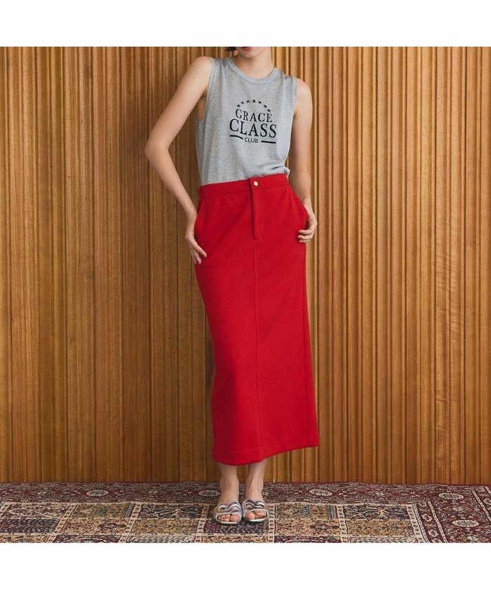 【グレース コンチネンタル/GRACE CONTINENTAL】のトリアセペンシルラインスカート インテリア・キッズ・メンズ・レディースファッション・服の通販 founy(ファニー) https://founy.com/ ファッション Fashion レディースファッション Fashion for Women スカート Skirts おすすめ Recommended / Our Picks ストレッチ Stretch, Stretchy Fabric スマート Smart, Elegant スリット Slit, Slit Detail セットアップ Set-Up, Coordinated Outfit フラット Flat, Flat Shoes 夏 Summer 春 Spring S/S・春夏 SS, Spring/Summer, Warm Season |ID: prp329100004858052 ipo3291000000035889162