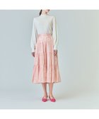 【グレース コンチネンタル/GRACE CONTINENTAL】のラメジャガードサテンスカート ピンク|ID: prp329100004858053 ipo3291000000035889179