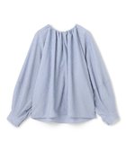 【ベイジ,/BEIGE,】の【洗える】CROISETTE / ジャカードブラウス 人気、トレンドファッション・服の通販 founy(ファニー) ファッション Fashion レディースファッション Fashion for Women トップス・カットソー Cut & Sew Tops シャツ・ブラウス・オフィスカジュアル Elegant Blouses & Button-Ups 洗える Machine Washable ギャザー Gathered, Ruffled シンプル Simple, Minimal ジャカード／ジャガード Jacquard, Woven Pattern スリム Slim, Slim Fit フォルム Silhouette, Form ワイド Wide, Wide Fit A/W・秋冬 Autumn/Winter エレガント 上品 Elegant thumbnail Sax|ID: prp329100004858071 ipo3291000000035889723