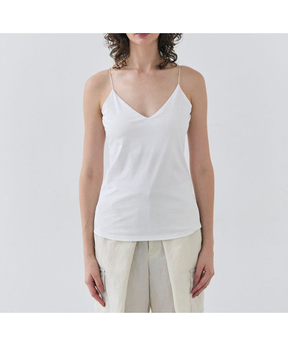 【ベイジ,/BEIGE,】の【洗える・Precious 7月号掲載】ABELIA / コットンVラインカップ付きキャミソール 人気、トレンドファッション・服の通販 founy(ファニー) 　雑誌掲載アイテム　Magazine Picks & Fashion Features　ファッション雑誌　Fashion Magazines　プレシャス　Precious　ファッション　Fashion　レディースファッション　Fashion for Women　トップス・カットソー　Cut & Sew Tops　キャミソール&ノースリーブ　Camisoles & Sleeveless Tops　7月号　July Issue　インナー　Innerwear　カーディガン　Cardigan, Knitwear　キャミソール　Camisole, Spaghetti Strap Top　ジャケット　Jacket, Outerwear　デコルテ　Décolleté, Neckline　マニッシュ　Mannish, Boyish　夏　Summer　S/S・春夏　SS, Spring/Summer, Warm Season　洗える　Machine Washable　A/W・秋冬　Autumn/Winter　雑誌　Magazine, Fashion Magazine　 other-1|ID: prp329100004858092 ipo3291000000035890366