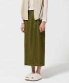 【グレース コンチネンタル/GRACE CONTINENTAL】のフリンジジャガードタイトスカート カーキ|ID: prp329100004858118 ipo3291000000035890564