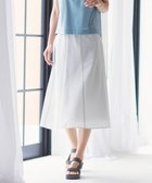 【ジェイ プレス/J.PRESS】の【洗える】シアートリコット フレアー スカート ライトグレー系|ID: prp329100004858134 ipo3291000000035890722