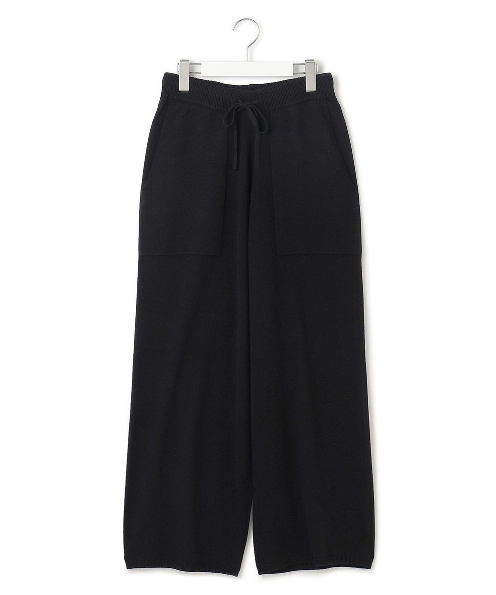 【ジェイプレスヨークストリート/J.PRESS YORK STREET】の【WOMEN】ANTI PILLING WOOL ニットワイドパンツ インテリア・キッズ・メンズ・レディースファッション・服の通販 founy(ファニー) 　ファッション　Fashion　レディースファッション　Fashion for Women　パンツ　Pants & Trousers　今季　This Season, Current Season　ストレッチ　Stretch, Stretchy Fabric　ベーシック　Basic, Essential　リラックス　Relax, Relaxed Fit　ワイド　Wide, Wide Fit　A/W・秋冬　Autumn/Winter　ブラック系|ID: prp329100004858163 ipo3291000000035891358