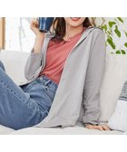 【ティアクラッセ/Tiaclasse】の【小倉優子さん着用・UVケア・接触冷感】“やみつき”カットソーパーカーカーデ グレー|ID: prp329100004858178 ipo3291000000035891852