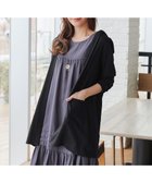 【ティアクラッセ/Tiaclasse】の【小倉優子さん着用・UVケア・接触冷感】“やみつき”カットソーパーカーカーデ ブラック|ID: prp329100004858178 ipo3291000000035891860