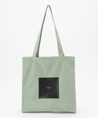 【ジェイプレスヨークストリート/J.PRESS YORK STREET】の【UNISEX】2ポケットロゴトートバック ライトグリーン系|ID: prp329100004858214 ipo3291000000035892936