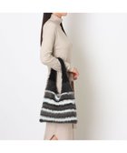 【アンビリオン/UNBILLION】のカシュカシュ cachecache / マルチボーダーファートート ブラック|ID: prp329100004858232 ipo3291000000035893322