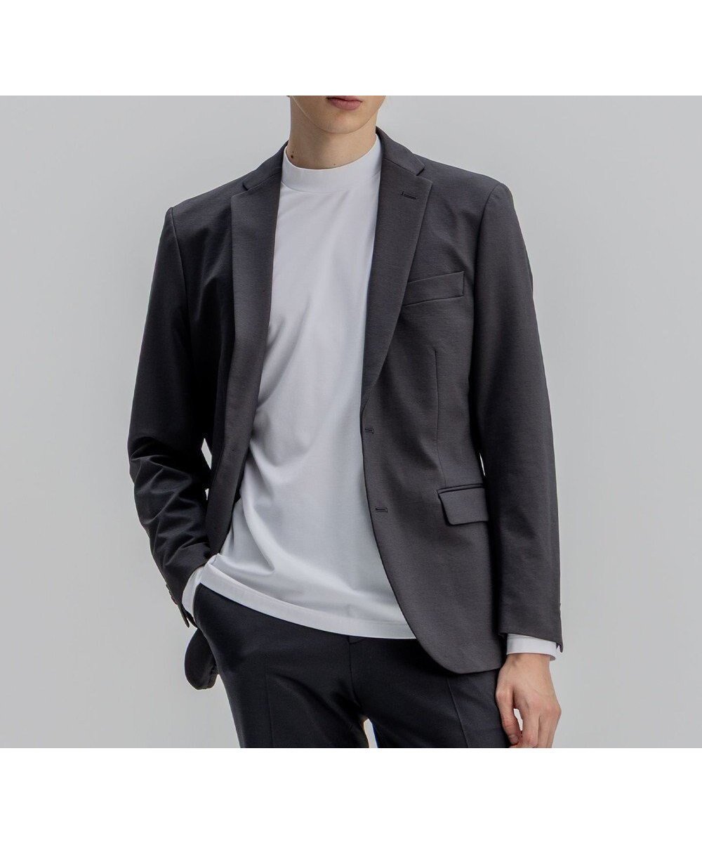 【ジョゼフ オム/JOSEPH HOMME / MEN】のコンプレッションジャージー ジャケット インテリア・キッズ・メンズ・レディースファッション・服の通販 founy(ファニー) 　ファッション　Fashion　メンズファッション　Fashion for Men　アウター　Men's Coats Outerwear　テーラードジャケット　Tailored Jackets & Blazers　シェイプ　Shape, Slim Fit　シャンブレー　Chambray, Denim-Like Fabric　ジャケット　Jacket, Outerwear　セットアップ　Set-Up, Coordinated Outfit　センター　Center, Center Line　フラップ　Flap, Flap Pocket　ベーシック　Basic, Essential　ポケット　Pocket, Pocket Detail　エレガント 上品　Elegant　A/W・秋冬　Autumn/Winter　グレー系|ID: prp329100004858382 ipo3291000000035908840