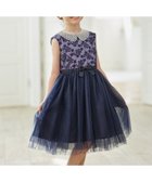 【組曲 / KIDS/KUMIKYOKU】の【110-140㎝】ブルーミングフラワー ドレス ネイビー|ID: prp329100004858386 ipo3291000000035908887