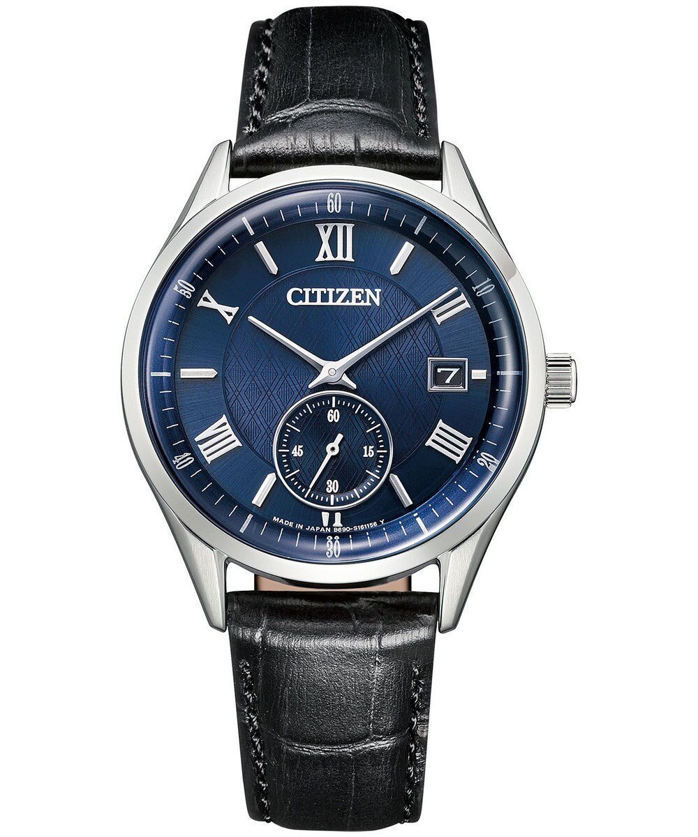 【シチズン/CITIZEN / MEN】の【ギフトに】シチズン 上品なブルー文字板 日本製 電池交換いらず / オンオフで使える ビジネス 就活 インテリア・キッズ・メンズ・レディースファッション・服の通販 founy(ファニー) 　ファッション　Fashion　メンズファッション　Fashion for Men　ガラス　Glass, Glassware　ギフト プレゼント　Gift / Present　クラシカル　Classical, Vintage-Inspired　コレクション　Collection, Seasonal Line　シンプル　Simple, Minimal　パターン　Pattern, Design Print　ビジネス 仕事 通勤　Business / Work / Commuting　エレガント 上品　Elegant　日本製　Made In Japan　時計　Watch, Wristwatch　腕時計　Wristwatch　ブルー|ID: prp329100004858402 ipo3291000000035909167
