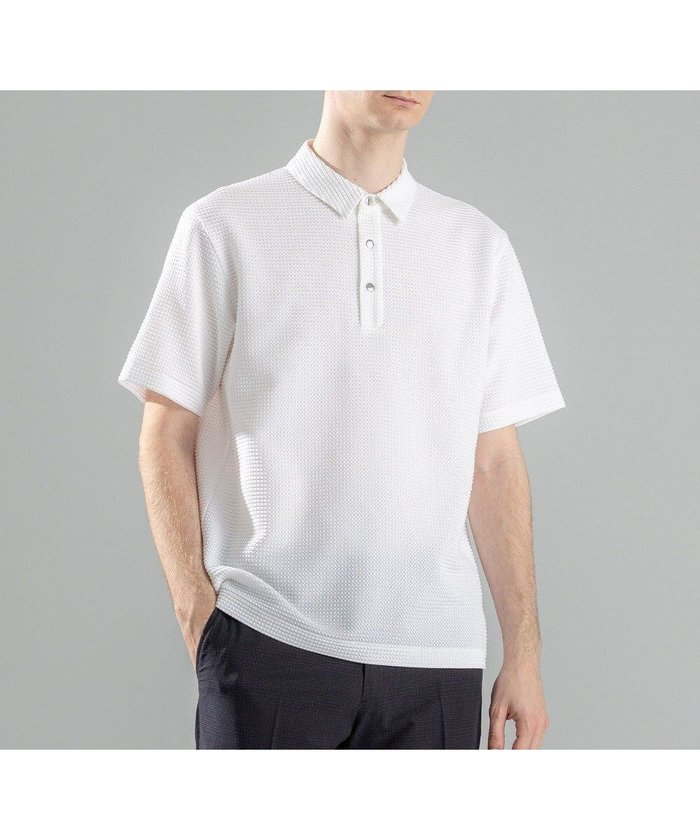 【ジョゼフ オム/JOSEPH HOMME / MEN】の新型【オリジナル素材/シワになりにくい】ライトタックジャージー ポロシャツ インテリア・キッズ・メンズ・レディースファッション・服の通販 founy(ファニー) https://founy.com/ ファッション Fashion メンズファッション Fashion for Men トップス・カットソー Cut & Sew Tops メンズシャツ Shirts ポロシャツ / きれいめカジュアルスタイル Polo Shirts シンプル Simple, Minimal スリット Slit, Slit Detail フロント Front, Front Design ポケット Pocket, Pocket Detail ポロシャツ Polo Shirt, Collared Tee 半袖 Short Sleeve, Half Sleeve 夏 Summer 春 Spring S/S・春夏 SS, Spring/Summer, Warm Season |ID: prp329100004858416 ipo3291000000035909526