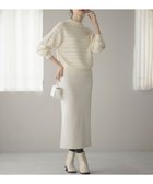 【組曲/KUMIKYOKU】の【Oggiコラボ】きらきらラメニットスカート パールホワイト系|ID: prp329100004858434 ipo3291000000035909866