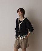 【グレース コンチネンタル/GRACE CONTINENTAL】のメッシュラインニットカーディガン 人気、トレンドファッション・服の通販 founy(ファニー) ファッション Fashion レディースファッション Fashion for Women トップス・カットソー Cut & Sew Tops ニット Knit Tops & Sweaters カーディガン・羽織り Layered Style Cardigans おすすめ Recommended / Our Picks カーディガン Cardigan, Knitwear ショルダー Shoulder, Shoulder Strap ストレッチ Stretch, Stretchy Fabric ドロップ Drop Shoulder, Dropped Style メタル Metal, Metal Parts メッシュ Mesh, Net Fabric 夏 Summer 定番 Standard, Basic Item 春 Spring S/S・春夏 SS, Spring/Summer, Warm Season thumbnail ブラック|ID: prp329100004858435 ipo3291000000035909872