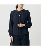 【ジェイ プレス/J.PRESS】のヌーディスバックサテン ブラウス ネイビー系|ID: prp329100004858436 ipo3291000000035909886