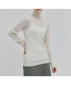 【ベイジ,/BEIGE,】の【洗える】RICARD / カシミヤタートルニット Ecru|ID: prp329100004858440 ipo3291000000035909960