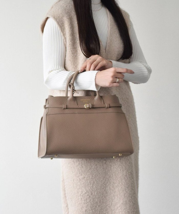 【インター ショシュール/INTER-CHAUSSURES】の【CHRISTIAN VILLA】レザーハンドバッグ インテリア・キッズ・メンズ・レディースファッション・服の通販 founy(ファニー) https://founy.com/ ファッション Fashion レディースファッション Fashion for Women バッグ Bags イタリア Italy ベーシック Basic, Essential |ID: prp329100004858442 ipo3291000000035910003