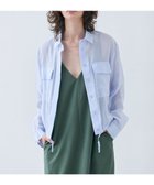 【ベイジ,/BEIGE,】の【洗える・Precious 6月号掲載】PAULINE / ビックポケットドロストリネンブラウス Sax|ID: prp329100004858452 ipo3291000000035910210