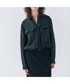 【ベイジ,/BEIGE,】の【洗える・Precious 6月号掲載】PAULINE / ビックポケットドロストリネンブラウス Black|ID: prp329100004858452 ipo3291000000035910213