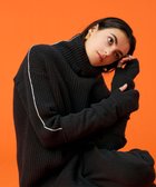 【ベイジ,/BEIGE,】の【洗える】BERTAINA / 配色リンキングタートルネックニット C.Gray×Ecru|ID: prp329100004858458 ipo3291000000035910370