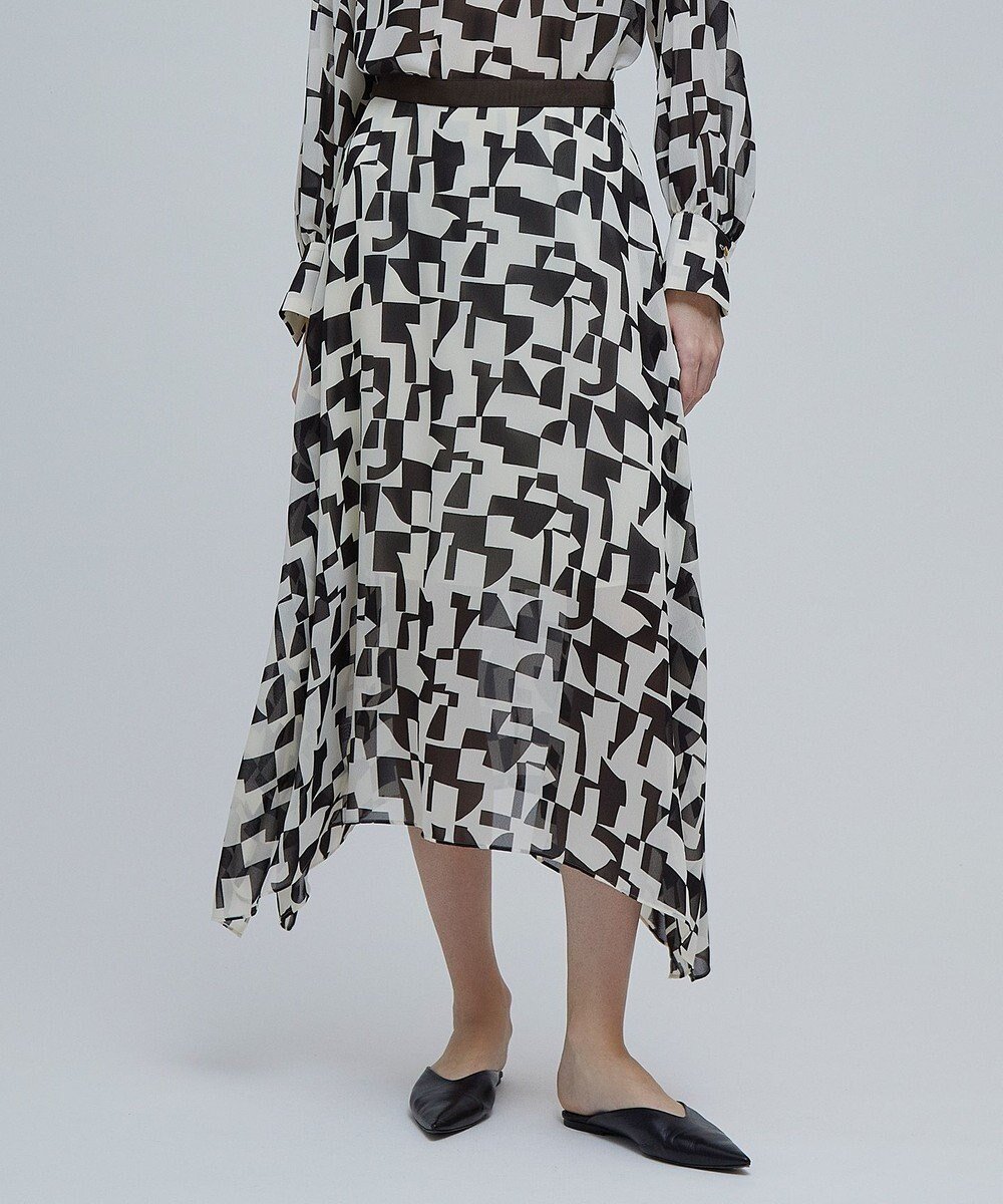 【ベイジ,/BEIGE,】のLUCIE / ランダムヘムスカート 人気、トレンドファッション・服の通販 founy(ファニー) 　ファッション　Fashion　レディースファッション　Fashion for Women　スカート　Skirts　おすすめ　Recommended / Our Picks　オケージョン　Occasion Wear　シンプル　Simple, Minimal　ジャケット　Jacket, Outerwear　スタイリッシュ　Stylish, Fashionable　プリント　Print, Printed Pattern　ヘムライン　Hemline, Bottom Cut　モダン　Modern, Contemporary　モチーフ　Motif, Design Theme　ランダム　Random, Irregular　エレガント 上品　Elegant　ビジネス 仕事 通勤　Business / Work / Commuting　夏　Summer　春　Spring　S/S・春夏　SS, Spring/Summer, Warm Season　 other-1|ID: prp329100004858505 ipo3291000000035911111