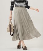 【ジェイ プレス/J.PRESS】の【洗える】パウダリージャージー ランダムプリーツ スカート グレージュ系|ID: prp329100004858512 ipo3291000000035911169