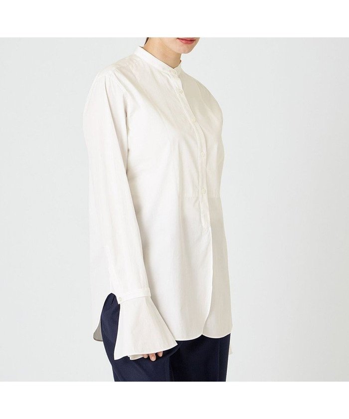 【ベイジ,/BEIGE,】のBAILLEUL / スタンドカラーシャツ インテリア・キッズ・メンズ・レディースファッション・服の通販 founy(ファニー) https://founy.com/ ファッション Fashion レディースファッション Fashion for Women トップス・カットソー Cut & Sew Tops シャツ・ブラウス・オフィスカジュアル Elegant Blouses & Button-Ups おすすめ Recommended / Our Picks オイル Body Oil カフス Cuff Design マニッシュ Mannish, Boyish エレガント 上品 Elegant 夏 Summer S/S・春夏 SS, Spring/Summer, Warm Season A/W・秋冬 Autumn/Winter |ID: prp329100004858524 ipo3291000000035911493